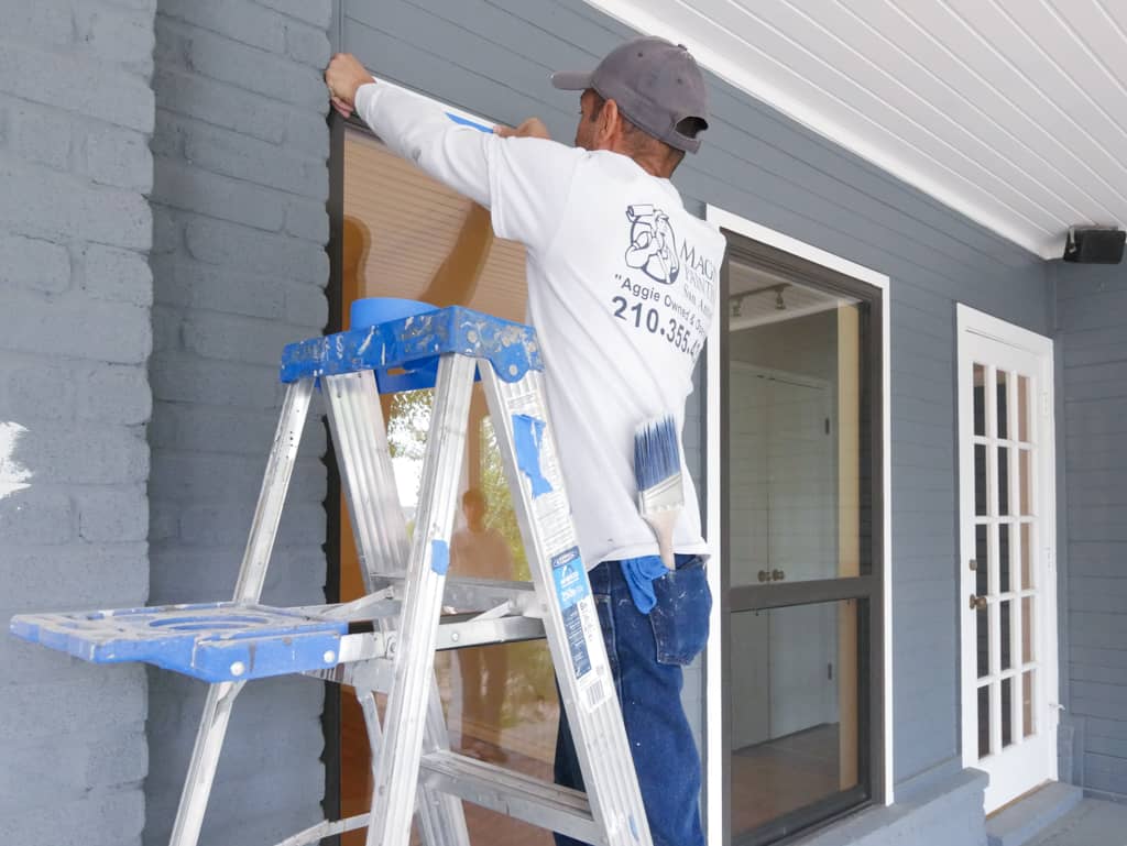 Efficient Exterior House Painting in Boerne how to remove loose paint