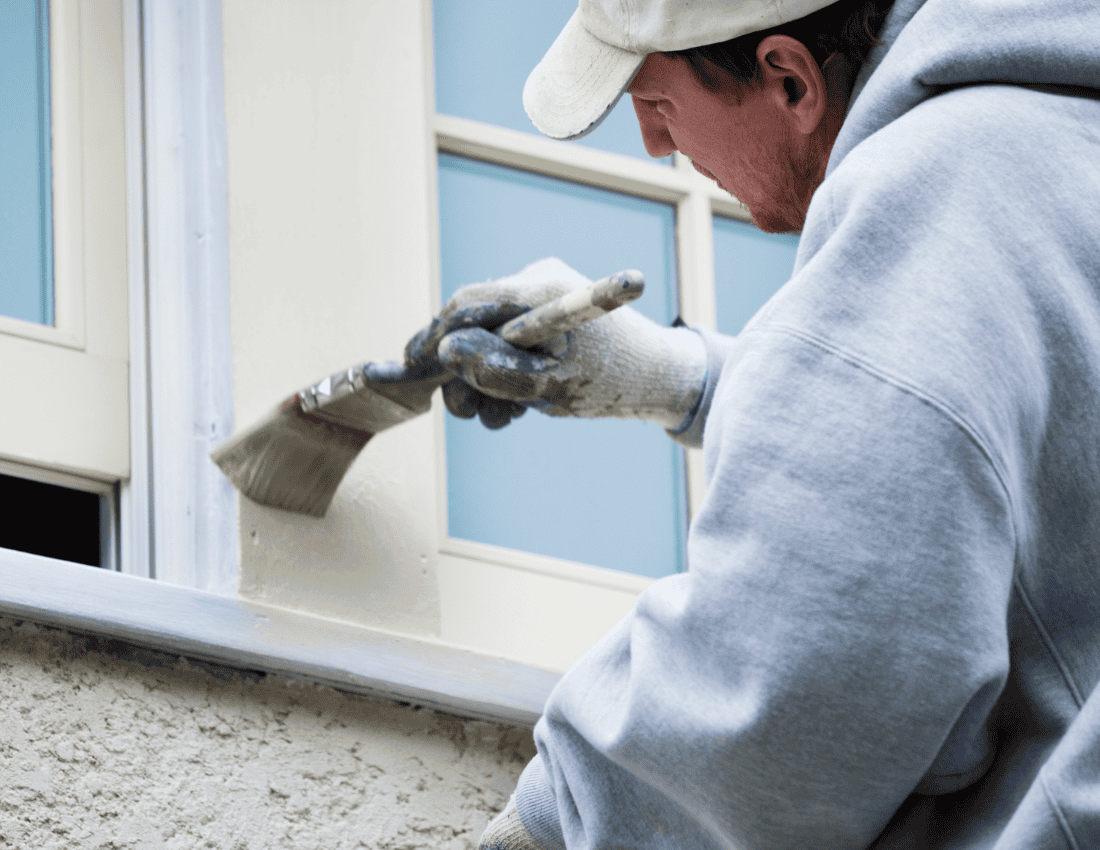 how to paint exterior window trim